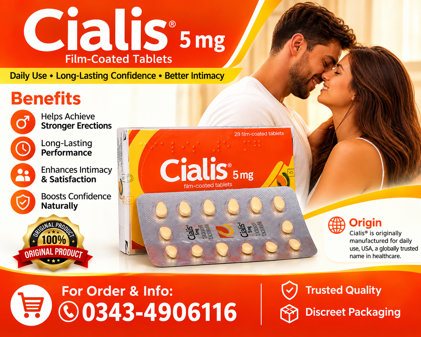 Cialis 5mg Tablets in Pakistan