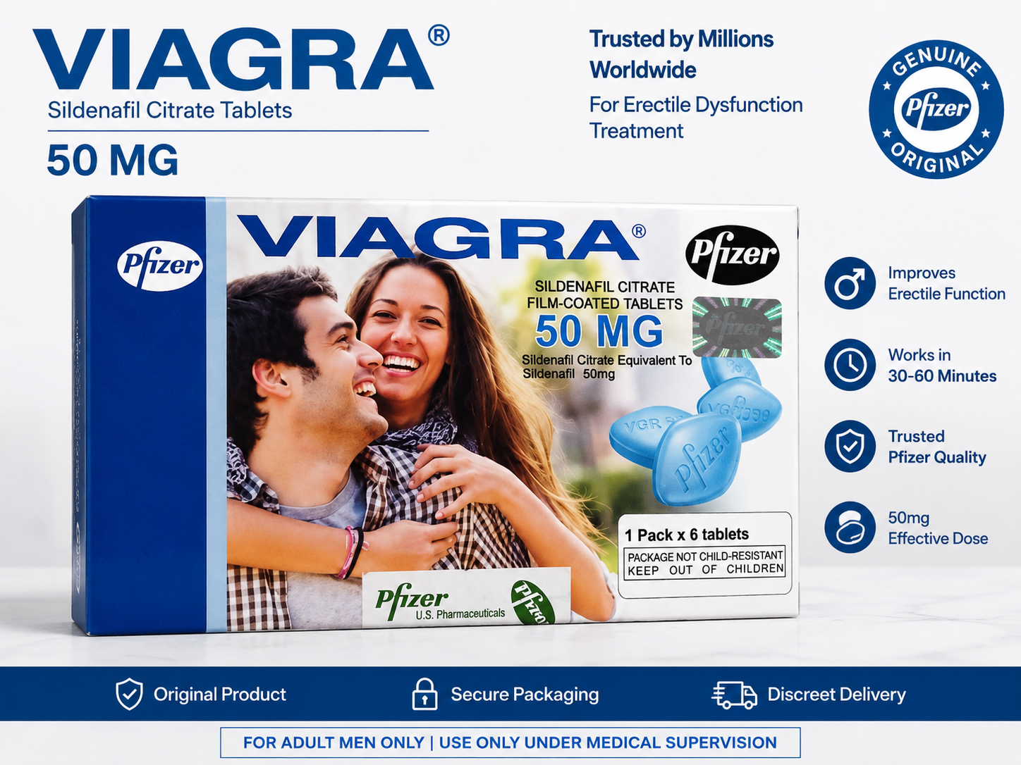 Viagra 50mg Tablets in Pakistan